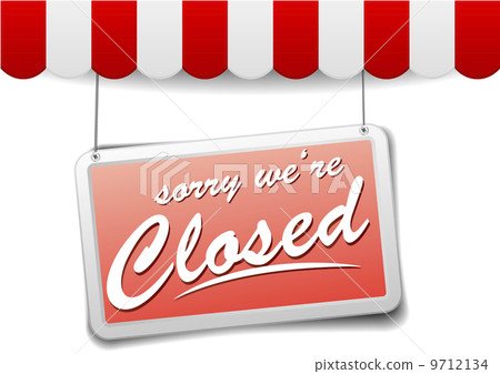 sign closed 9712134