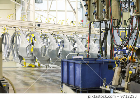 spare parts in a car factory 9712253