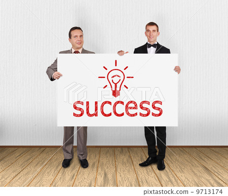 placard with success placard with success 9713174