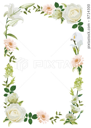 婚禮卡圖像框架 9714300