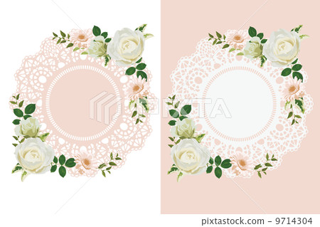 婚禮卡圖像框架 9714304