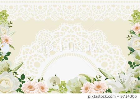 婚禮卡圖像框架 9714306
