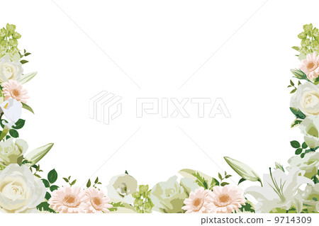 婚禮卡圖像框架 9714309