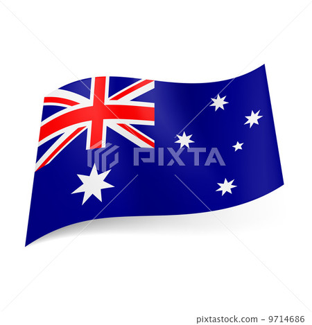 State flag of Australia 9714686