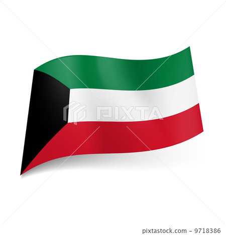 State flag of Kuwait 9718386