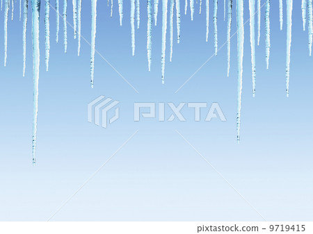 Seamless border with icicles 9719415