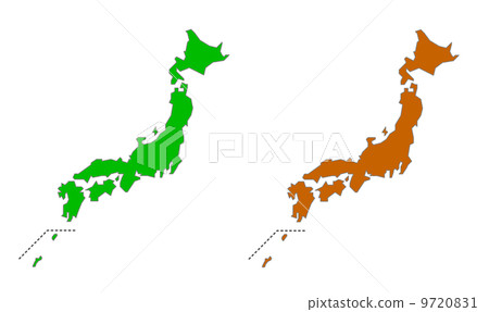 日本地圖 9720831