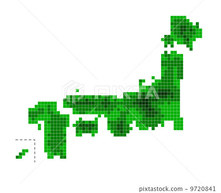 日本地圖 9720841