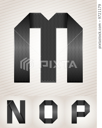 Letter metal ribbon - M-P 9721179