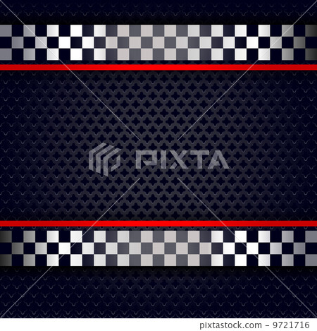 Metallic perforated sheet background for race 9721716