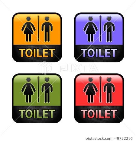 Restroom - set symbols 9722295