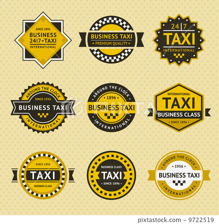 Taxi  badges - vintage style 9722519