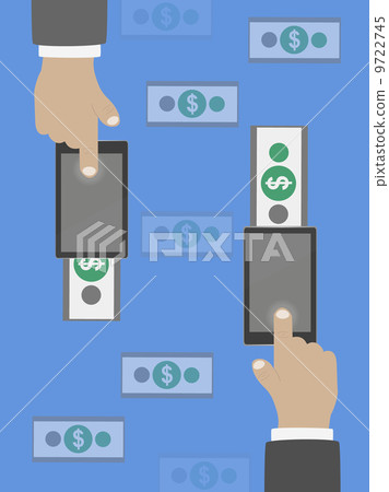 Money transfer in flat design Money transfer in flat design 9722745
