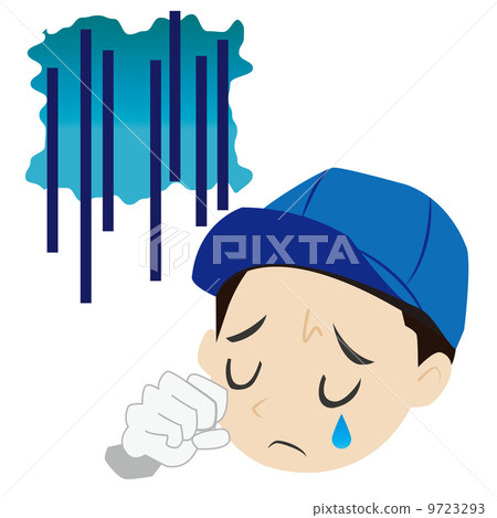 Working person of falling hat 9723293