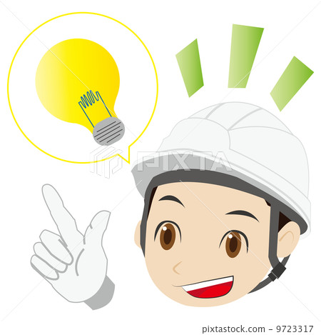 On-site workers of inspired helmet On-site workers of inspired helmet 9723317