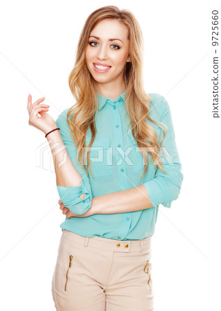 Young beautiful blond woman 9725660
