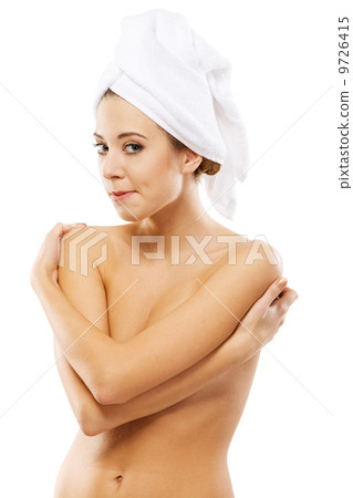 Cute young woman after bath Cute young woman after bath 9726415