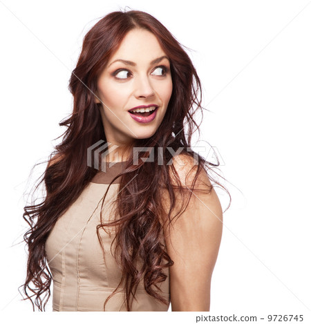 Beautiful excited woman 9726745