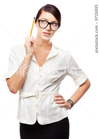 Strict business woman 9726895