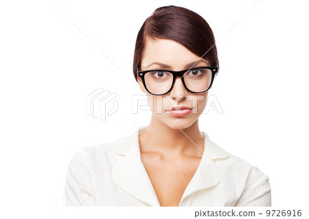 Strict woman in glasses Strict woman in glasses 9726916