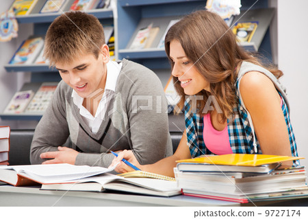 Students in a library Students in a library 9727174