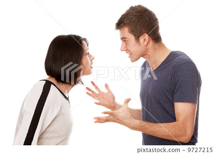 Couple having a fight Couple having a fight 9727215