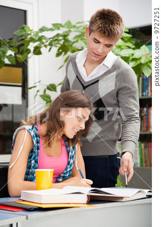 Students in a library Students in a library 9727251