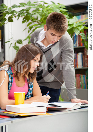 Students in a library Students in a library 9727252