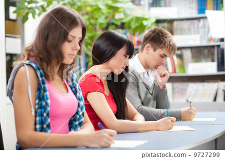 Group of students in a classroom Group of students in a classroom 9727299
