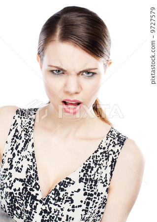 Emotional portrait of a young woman Emotional portrait of a young woman 9727579