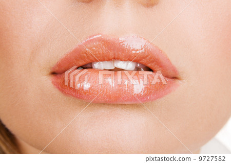 Beautiful female lips 9727582