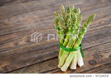 Fresh vegetables on a wooden table 9728459