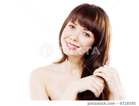 Face portrait of a beautiful woman 9728595