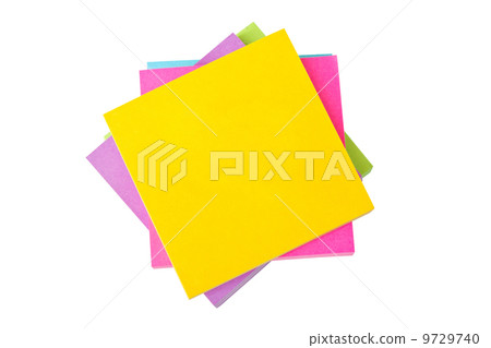 Heap of colorful sticky notes. Heap of colorful sticky notes. 9729740