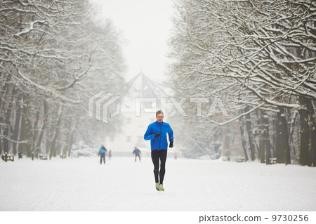Winter jogging Winter jogging 9730256