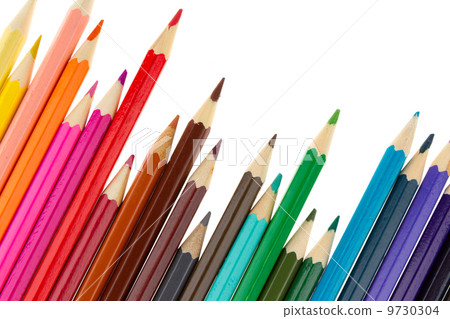 Many different color pencils Many different color pencils 9730304