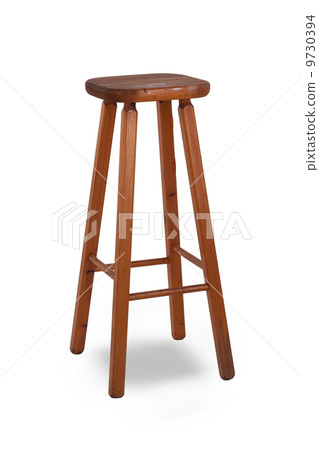 Old stool isolated 9730394