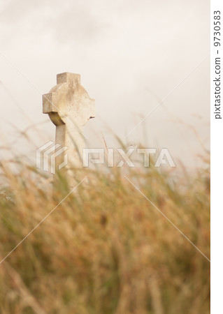 A gravestone on a Irish graveyard 9730583