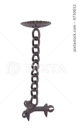 Tall candle holder, made from a chain Tall candle holder, made from a chain 9730652