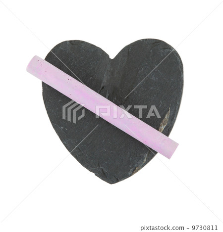 Heart shaped piece of slate 9730811