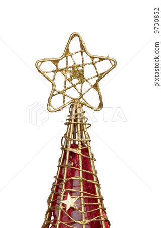Christmas star ornament isolated Christmas star ornament isolated 9730852