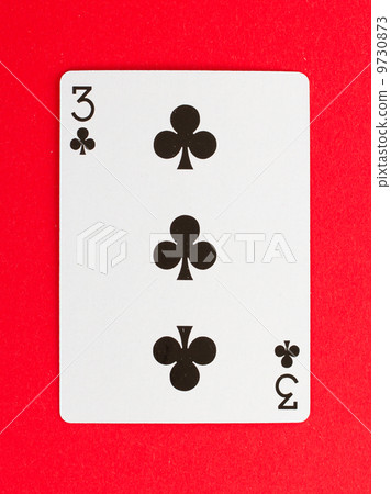 Old playing card (three) Old playing card (three) 9730873