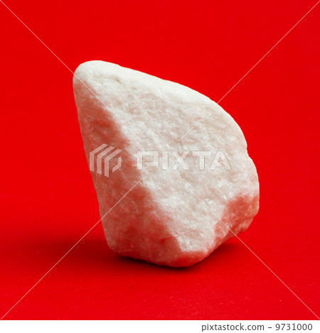 Glittering white stone isolated 9731000