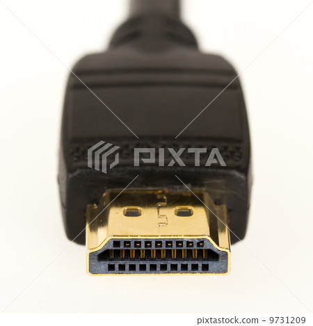 Close-up of hdmi cable Close-up of hdmi cable 9731209