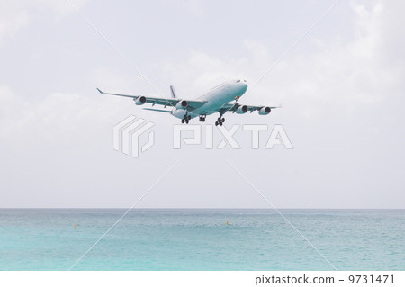 ST MARTIN, ANTILLES - July 19: the tourist office and Air France 9731471