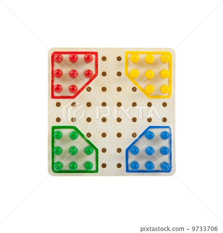 Very small checker board, isolated on white 9733706