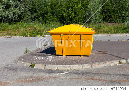 urban trash container urban trash container 9734934