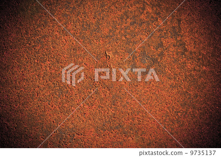 Dark edged rusty metal plate background Dark edged rusty metal plate background 9735137