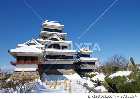 國寶松本城堡雪景 國寶松本城堡雪景 9735184