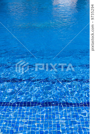 blue water surface background in pool blue water surface background in pool 9735294